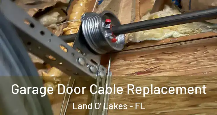  Garage Door Cable Replacement Land O' Lakes - FL